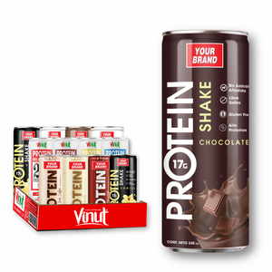 Batido de leche proteico Vainilla 330ml Fabricación al por mayor Mejor precio 20g Proteína 0g Muestra sin azúcar Etiqueta privada OEMODM - Product Image 3