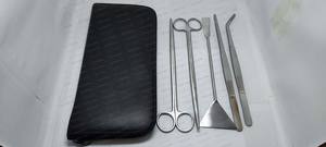 Professional Manual Aquarium Aquascaping Tool <b>Kit</b> German Stainless Steel Aquatic Plant Scissors Tweezers Fish Tank Tools - Product Image 3