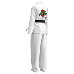 Uniformes de karaté unisexes 100% coton en deux pièces, combinaisons de judo et de karaté de couleur blanche pour adultes, prix bas, prix de gros - Product Image 2