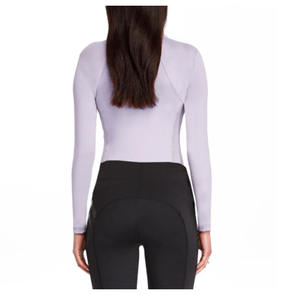 Chemise d'équitation pour femmes, haut de gamme, personnalisée, solide, décontractée, avec logo brodé, respirante, anti-rides, pour compétition, équitation d'élite - Product Image 2
