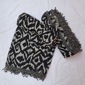 Bohemian Woven Wool <b>Throw</b> Blanket Rectangular Winter Use Hot Selling Super Soft Sofa <b>Bed</b> Tassel Design Reversible Lightweight - Product Image 2