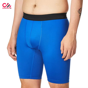 Pantalones Cortos de Compresión para Hombre con Logotipo Personalizado, Transpirables, de Secado Rápido, para Gimnasio y Deportes, con Pantalones Cortos de Compresión Internos - Product Image 1