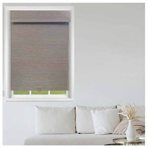 Persianas Romanas Inalámbricas Integradas de Diseño Natural Sencillo, Horizontales, de Alta Calidad, Ecológicas, de Bambú/Rami/Lino, para Ventanas Francesas - Product Image 2