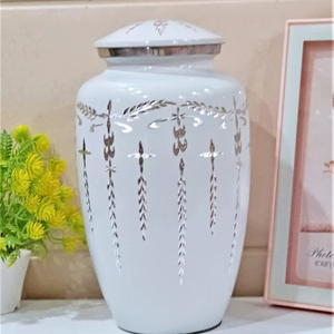 Vase en aluminium, pot de fleurs d'intérieur, support de plante artificielle, pièce de décoration de table en aluminium - Product Image 1