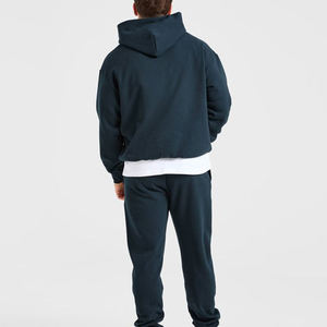 Sudadera con Capucha de Corte Regular y Hombros Caídos para Hombre, Personalizable con Logotipo Bordado, Material de Poliéster/Algodón, Gruesa para Invierno - Product Image 3