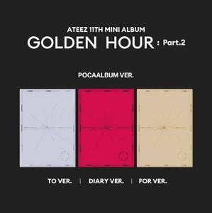 ATEEZ มินิอัลบั้มชุดที่ 11 [GOLDEN HOUR : Part.2] รุ่น POCAALBUM เวอร์ชั่น KPOP ภาษาเกาหลี สำหรับทุกวัย BW-155 KR - Product Image 1