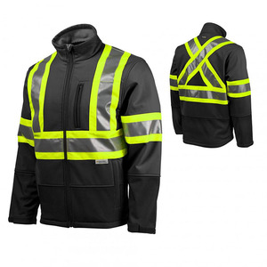 Hi-Vis Workwear <b>Jacket</b> Reflective Safety <b>Jacket</b> for Construction & Road <b>Workers</b> - Product Image 5