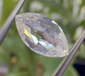 Diamant Solitaire de Laboratoire Certifié par un Certificat Tierce Partie, Couleur D, Forme Marquise Portugaise Personnalisée, pour Bijoux - Product Image 3