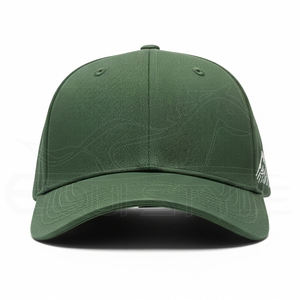 Gorras de Béisbol de Algodón Verde al por Mayor, Gorras de Béisbol con Visera Curva y Logotipo Bordado de Montaña Blanca, Gorras Deportivas Ajustables para Exteriores - Product Image 5