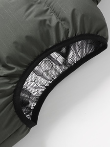 Custom OEM <b>Men</b> Hooded Puffer <b>Vest</b> <b>Thermal</b> Reflective Lining Winter Bodywarmer - Product Image 4