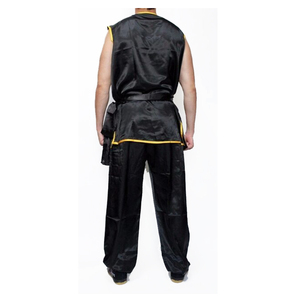 Uniforme de Kung Fu y Judo en Dos Tonos, Manga Larga, Transpirable, con Cinturón, Mezcla de Algodón, Personalizable, Talla Adulto - Product Image 4