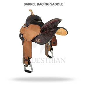 Selle de barrel racing, selle d'équitation, équipement équestre - Product Image 2