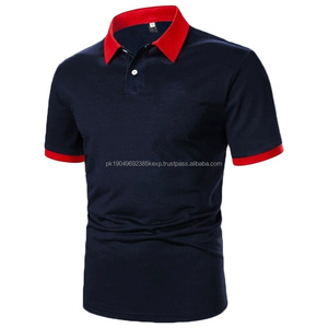 Camisetas Polo de Manga Corta para Hombre, Corte Personalizado, Ropa Casual de Alta Calidad en Colores Aleatorios, Envío DDP - Product Image 1
