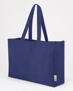 Sac fourre-tout utilitaire en polycoton recyclé avec poche intérieure, logo personnalisé, sac de shopping promotionnel, vente en gros, fabricant OEM ODM en vrac - Product Image 5