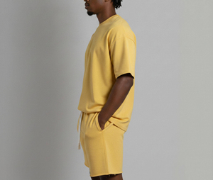Nouvelle Collection 2026 – Ensemble Décontracté T-shirt et Short Col Rond Manches Courtes Léger 100% Coton – Tenue d'Été Homme 2 Pièces - Product Image 4