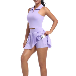 Women’s Pickleball Tank Top And Short Set Eat Sleep Pickleball Repeat Tank Pickleball Lover Gift Racerback Tank Top And Short - Product Image 5