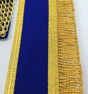New High Quality Past Master Lodge <b>Apron</b> <b>White</b> & Royal Blue With Silver Embroidery Custom Masonic Regalia Masonic <b>Aprons</b> - Product Image 6