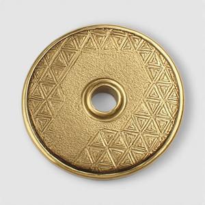 Placa Trasera Decorativa de Latón Sólido Diseñada para Puertas Interiores Clásicas con Construcción Elegante y Duradera - Product Image 2