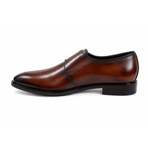 รองเท้าหนังแท้ทรงหัวแหลมแบบ Monk Strap ป้องกันการเจาะทะลุ กันลื่น หัวเข็มขัดคู่ ทำมือ สำหรับฤดูใบไม้ร่วง เหมาะสำหรับใส่ทำงานในออฟฟิศ - Product Image 3