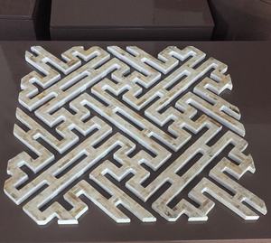 Assiettes suspendues artisanales en nacre de coquillage côtier pour chambre, salle de bain, maison, bureau, hôtel, du Vietnam - Product Image 6