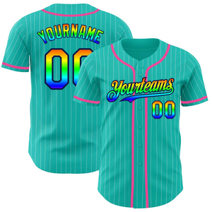 Jersey de Béisbol Unisex de Manga Corta con Cuello en V, Tallas Grandes para Adultos, Edición Premium, Transpirable, Estampado, Ropa Deportiva, Nombre Personalizado Cosido - Product Image 1