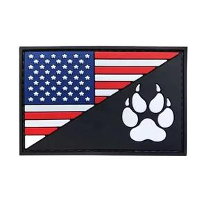 Custom 3D Embossed Rubber PVC <b>Sew</b>-<b>On</b> <b>Patches</b> with Nonwoven Felt Fabric for Clothing - Product Image 4
