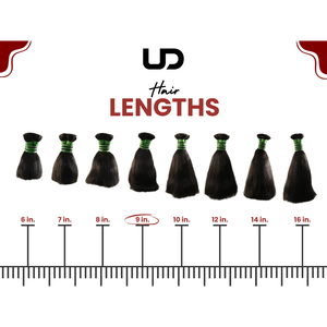 Cheveux humains indiens droits noirs naturels non traités de 9 pouces, de haute qualité, paquet de cheveux vierges, cuticule alignée - Product Image 5