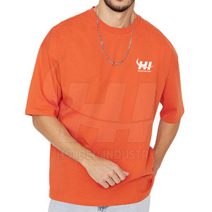 T-shirts surdimensionnés de haute qualité faits sur mesure, vêtements d'été, couleur personnalisée, manches courtes, 100% coton, t-shirt surdimensionné - Product Image 2