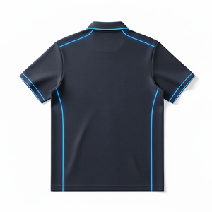 เสื้อโปโลแฟชั่นใหม่ ตัดต่อสีตัดกัน แบรนด์สั่งทำได้ ผู้ชาย แขนสั้น ทรงเข้ารูป ผ้าฝ้าย เสื้อกอล์ฟ  ผู้จำหน่าย - Product Image 2