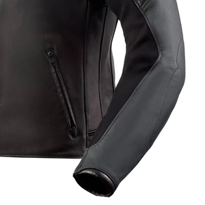 Chaqueta de Motociclista Deportiva de Cuero Genuino de Primera Calidad con Cierre de Cremallera y Cuello Alto, Chaqueta de Motociclista Deportiva de Moda - Product Image 4