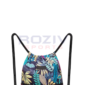 High Quality Custom Logo Sublimation <b>Drawstring</b> <b>Bags</b> Eco-Friendly <b>Waterproof</b> Polyester Yoga Gym Backpack Sport Storage Travel - Product Image 3