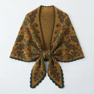 Wholesale Custom Jacquard Knitted Shawl Wrap Heavyweight Warm Winter Blanket Scarf Poncho Ladies Oversized Wrap Factory Price - Product Image 1