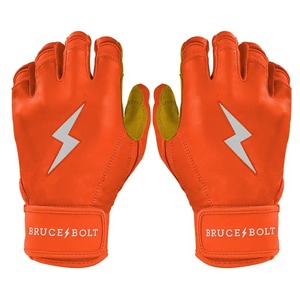 Wholesale Custom Logo Leather Baseball Batting Gloves Adult Professional Softball Strong Grip <b>Hook</b> Loop Training XXL Right - Product Image 1