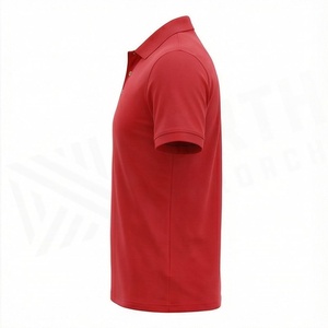 เสื้อโปโลผู้ชายไซส์ใหญ่พิเศษ แขนสั้น ผ้าฝ้าย ระบายอากาศดี คอปกแบบพับได้ สีพื้น สามารถสั่งทำสีได้ - Product Image 3