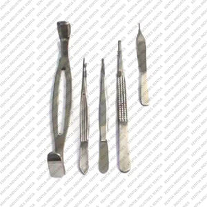 Ensemble d'instruments de chirurgie générale manuels en acier inoxydable de haute qualité fabriqués en usine, ensemble complet d'outils de chirurgie générale de base - Product Image 4