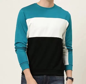 เสื้อสเวตเชิ้ตผู้ชายผ้าฝ้าย 100% คุณภาพดี สวมใส่สบาย พร้อมโลโก้ปัก ทรงหลวม ใส่ได้ทั้งฤดูหนาวและฤดูร้อน เสื้อผ้าลำลอง - Product Image 4