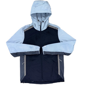 2025 New Arrival Unisex Sport Running Windbreaker Hooded Jacket Custom Lightweight Waterproof Polyester <b>Wind</b> <b>Breaker</b> for Men - Product Image 3