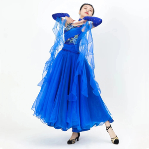 Women's <b>Ballroom</b> <b>Dance</b> <b>Dress</b> Stadium Modern Costume For Girls 2026 New Clothes Competition Adults <b>Dance</b> Performance Wear Gown - Product Image 3