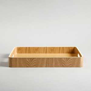 Wholesale Custom Eco-friendly Top Quality Handcrafted Natural Wooden Serving <b>Tray</b> for Home Restaurants Hotel From India. - Product Image 2