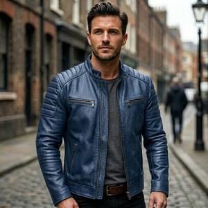 Leather <b>Jacket</b> Plaid Leather Motorcycle <b>Jacket</b> Breathable Summer Casual <b>Jacket</b> for Boys <b>Pilot</b> LeatherJacket Biker Leather <b>jacket</b> - Product Image 1