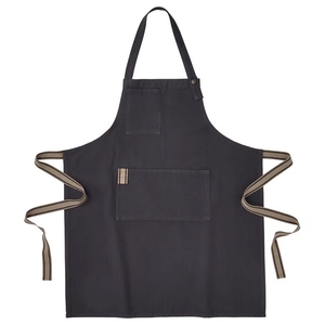 Delantal Personalizado Unisex de Poliéster Tejido para Restaurante, Bar, Uniforme para Camareros, Servicio OEM, Color Sólido, Logotipo Personalizado - Product Image 3