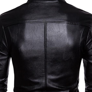 <b>Man</b> Moto Riding Motorbike Leather Motorcycle <b>Jacket</b> Clothing <b>Men's</b> Waterproof Racing Motor <b>Bike</b> Leather <b>Jackets</b> - Product Image 5