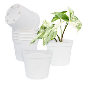 Remise en vrac Contenants floraux synthétiques de haute qualité Vase de jardin surélevé en polymère Souci Pétunia Chrysanthème Azalée L-002-1 - Product Image 1