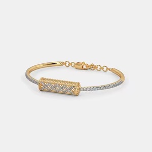 Handmade Seven Wonders <b>Bracelet</b> 18k Yellow Gold Moissanite <b>Bracelet</b> Bangle Diamond <b>Bracelet</b> Gift for - Product Image 1