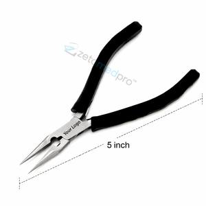 Pince à bec effilé professionnelle avec coupe-latéral en acier inoxydable de haute qualité, outil de précision pour la fabrication de bijoux, fournisseur OEM - Product Image 3