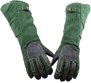 Durable Leather Welding <b>Gloves</b> with Kevlar Liner for MIG Safety Heat Flame Spark Resistant for Industrial Work Metal Fabrication - Product Image 5