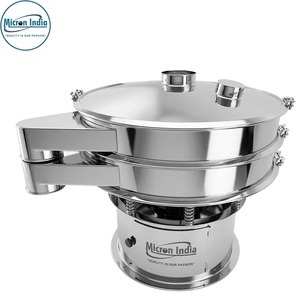 Micron India - Máquina Industrial Automática Digital de Cribado por Vibración, Componentes Principales de Acero Inoxidable, Equipo de Cribado de Polvo para Alimentos - Product Image 2