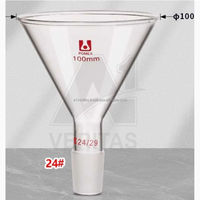 Ensemble d'entonnoirs Buchner en plastique de précision A-1 VERITAS, diamètre 100 mm, pour le transfert de liquides, la manipulation de solutions chimiques