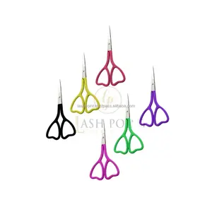 2023 Hot Sale Beauty Nail Scissors Stainless Steel Cut Cuticle In Stainless Steel Cuticle Nail Scissor Heart Shape Handle