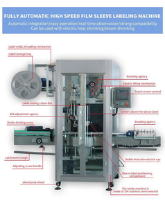 Great Wall Automatic <b>Labeling</b> <b>Machine</b> For Bottles 380V Electric PLC Touchscreen Food Beverage Industry - Product Image 2